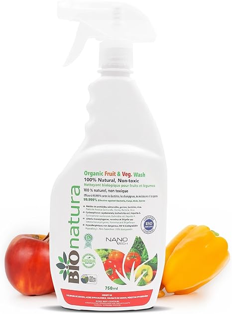Organic Fruit & Veg Wash 750ml