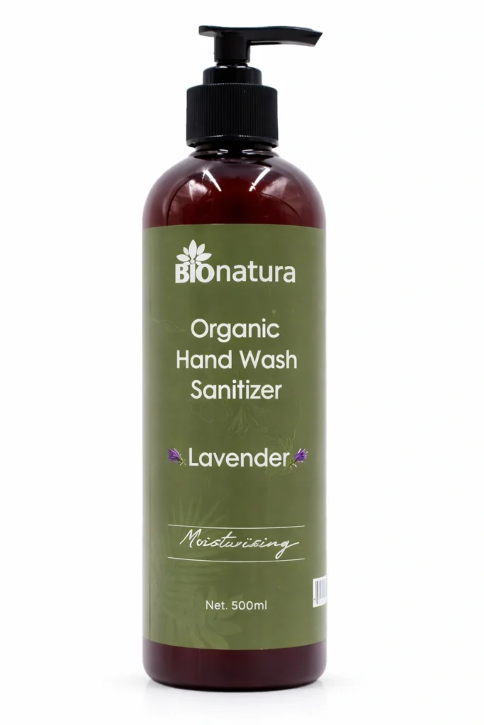 Organic Hand Wash Sanitizer, Lavender 500ml