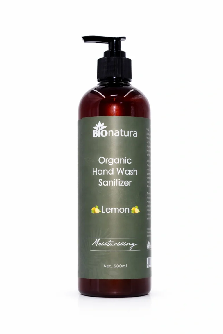 Organic Hand Wash Sanitizer, Lemon 500ml