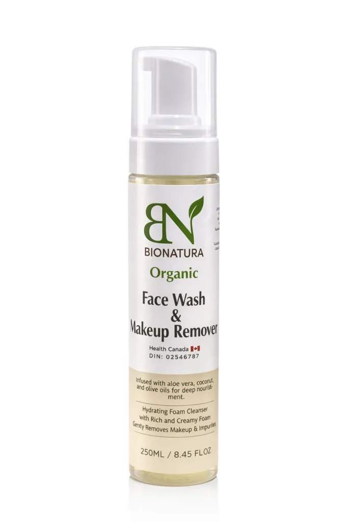 Organic Face Wash & Makeup Remover 250ml