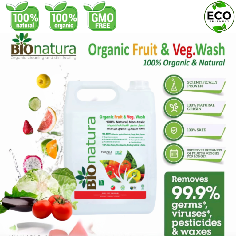 Organic Fruit & Veg Wash 5 Litre